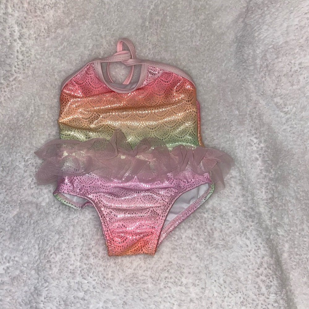Baby girls tutu bathing suit